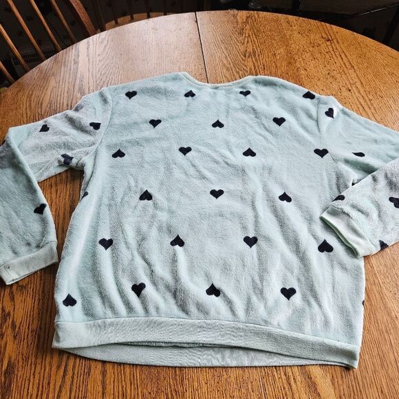 COLD CRUSH Mint Green Women's Medium Soft Long Sleeve Sweatshirt - Picture 3 of 7